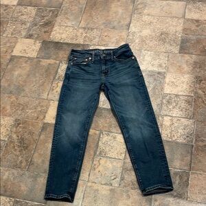 American Eagle Outfitters Blue Jeans with Straight-Leg Fit